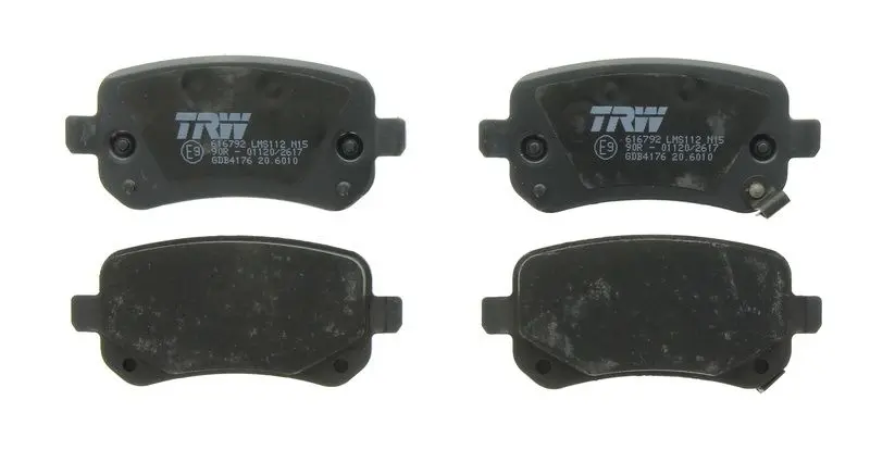 Klocki hamulcowe kpl. tył TRW AUTOMOTIVE – GDB4176