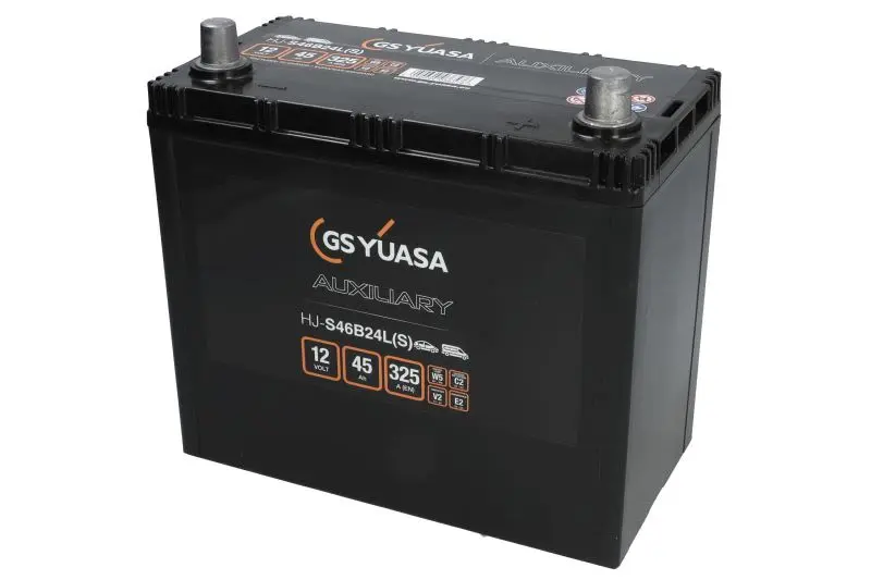 Akumulator YUASA 12V 45Ah/325A Auxilliary – HJ-S46B24L(S)
