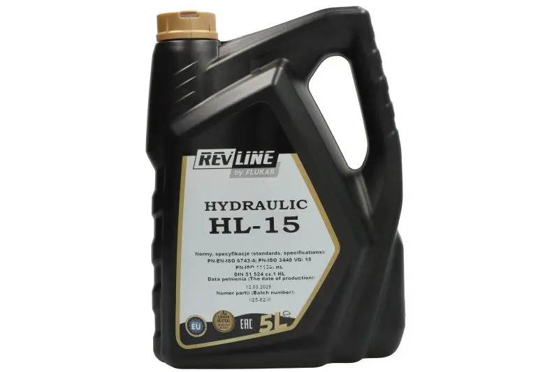 Olej hydrauliczny REVLINE (5L) 15, HL – HYDRAULIC HL 15 5L
