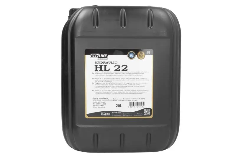 Olej hydrauliczny REVLINE (20L) 22, HL REVLINE XXL – HYDRAULIC HL 22 20L