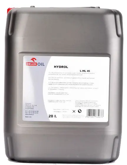Olej hydrauliczny HYDROL (20L) 46, HL ORLEN XXL – HYDROL L-HL 46 20L