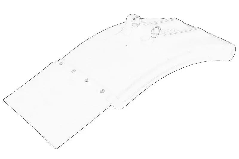 Błotnik przód (z chlapaczem) KOGEL – KOG6503751