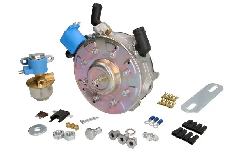 Reduktor do instalcji mieszalnikowych Lovato RGE92, elektrozawór – LPG 0338001P