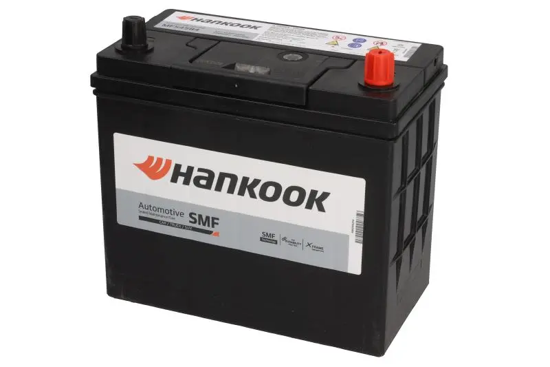 Akumulator HANKOOK 12V 45Ah/360A (P+ biegun cienki (pojazdy japońskie)) 234x127x220 B00 - brak stopki mocującej (rozruchowy) – MF54584