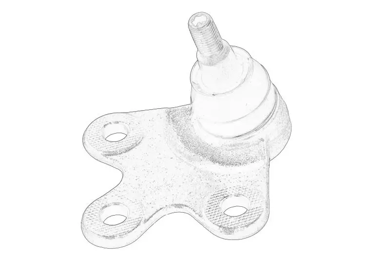 Sworzeń wahacza przód L (przód) MG – MG10869335