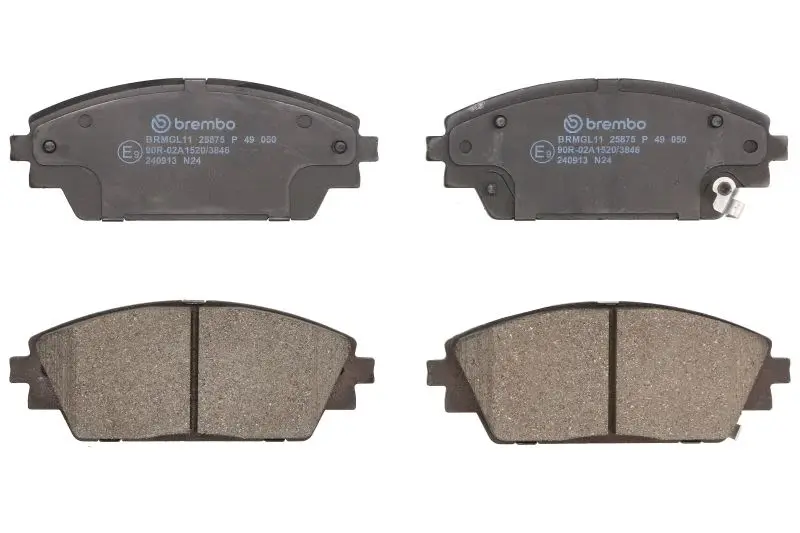Klocki hamulcowe kpl. przód (bez dodatków) BREMBO – P 49 050