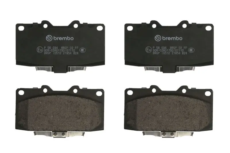 Klocki hamulcowe kpl. przód BREMBO – P 56 034