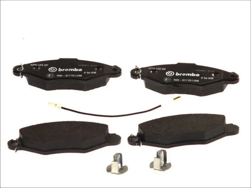 Klocki hamulcowe kpl. przód BREMBO – P 56 038
