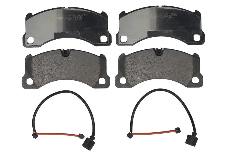 Klocki hamulcowe kpl. przód (z podkładką wytłumiającą) BREMBO – P 65 049