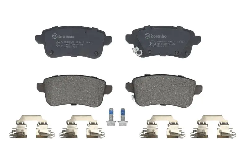Klocki hamulcowe kpl. tył (z dodatkami BREMBO – P 68 074