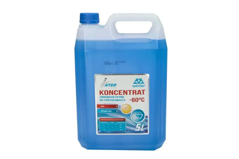 Płyn do spryskiwaczy koncentrat zimowy (5l) INTER DRIVE (-60°C) – PLYN SPRYSK ZIMA -60 5L