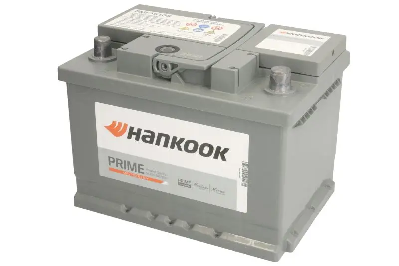 Akumulator HANKOOK 12V 61Ah/600A (P+ biegun standardowy) 242x174x175 B13 - stopka o wysokości 10,5 mm (rozruchowy) – PMF56105