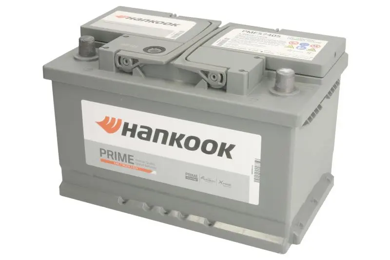 Akumulator HANKOOK 12V 74Ah/750A (P+ biegun standardowy) 277x175x190 B13 - stopka o wysokości 10,5 mm (rozruchowy) – PMF57405
