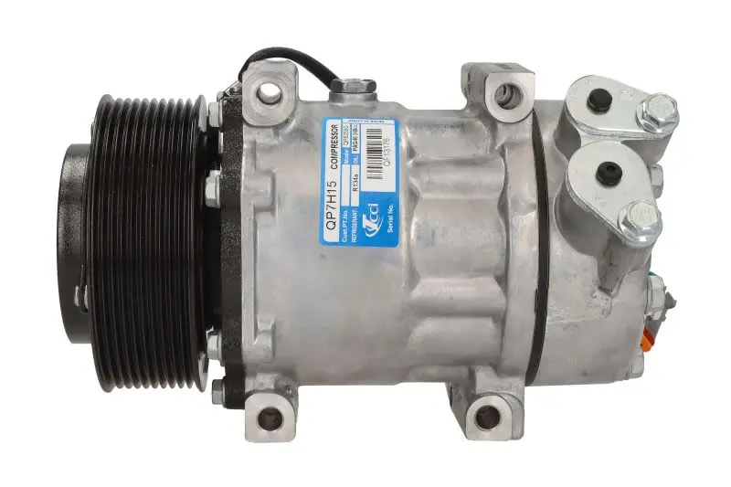 Kompresor klimatyzacji uniwersalny QP-7H15 24V TCCI – QP7H15-6258G