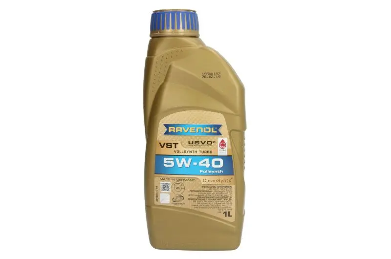 Olej silnikowy USVO (1L) 5W40 RAVENOL – RAV TURBO VST 5W40 1L