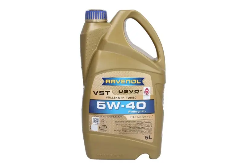 Olej silnikowy USVO (5L) 5W40 RAVENOL – RAV TURBO VST 5W40 5L