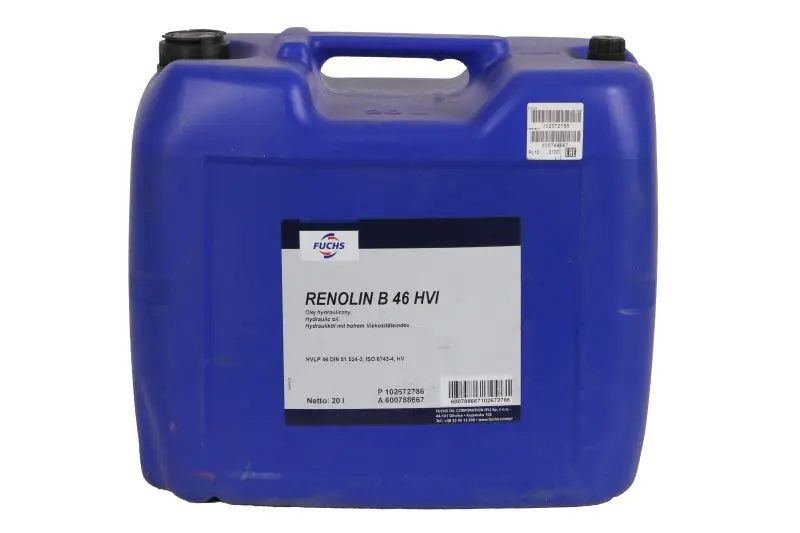 Olej hydrauliczny RENOLIN (20L) 46 FUCHS XXL – RENOLIN B 46 HVI 20L