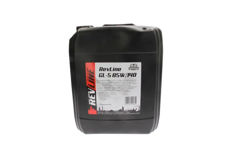 Olej przekładniowy GEAR OIL (20L) 85W140 (do przekładni głównych) REVLINE XXL – REV. GL-5 85W140 20L