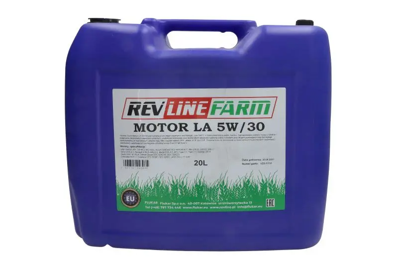 Olej silnikowy REVFARM (20L) 5W30 REVLINE XXL – REVFARM MOT LA 5W30 20L