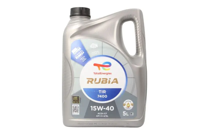 Olej silnikowy RUBIA TIR (5L) 15W40 TOTALENERGIES – RUBIA 15W40 7400 5L