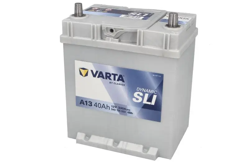 Akumulator VARTA 12V 40Ah/330A Dynamic SLI (P+) 187x140x227 B01 - stopka o wysokości 10,5 mm (rozruchowy) – SLI540125033