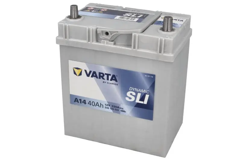 Akumulator VARTA 12V 40Ah/330A Dynamic SLI (P+) 187x127x227 B00 - brak stopki mocującej (rozruchowy) – SLI540126033