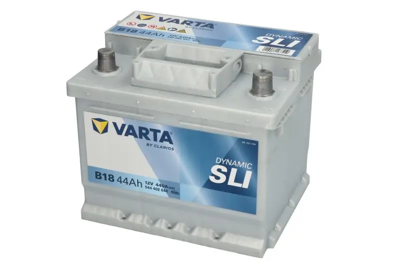 Akumulator VARTA 12V 44Ah/440A Dynamic SLI (P+) 207x175x175 B13 - stopka o wysokości 10,5 mm (rozruchowy) – SLI544402044