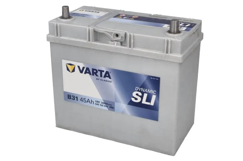 Akumulator VARTA 12V 45Ah/330A Dynamic SLI (P+) 238x129x227 B00 - brak stopki mocującej (rozruchowy) – SLI545155033