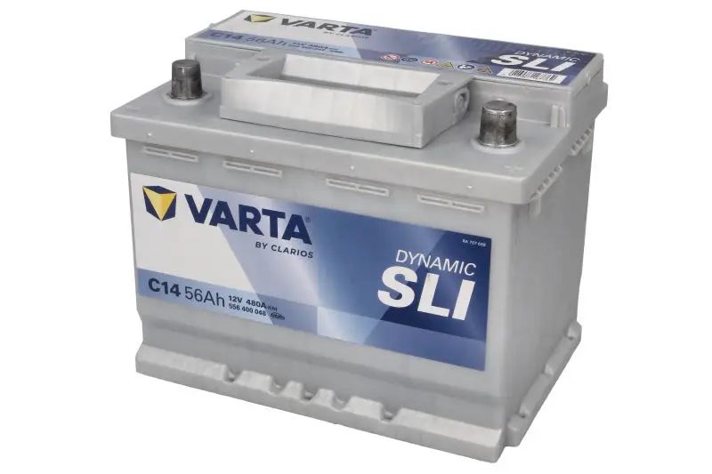 Akumulator VARTA 12V 56Ah/480A Dynamic SLI (P+) 242x175x190 B13 - stopka o wysokości 10,5 mm (rozruchowy) – SLI556400048