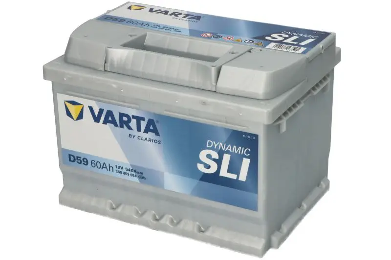 Akumulator VARTA 12V 60Ah/540A Dynamic SLI (P+) 242x175x175 B13 - stopka o wysokości 10,5 mm (rozruchowy) – SLI560409054