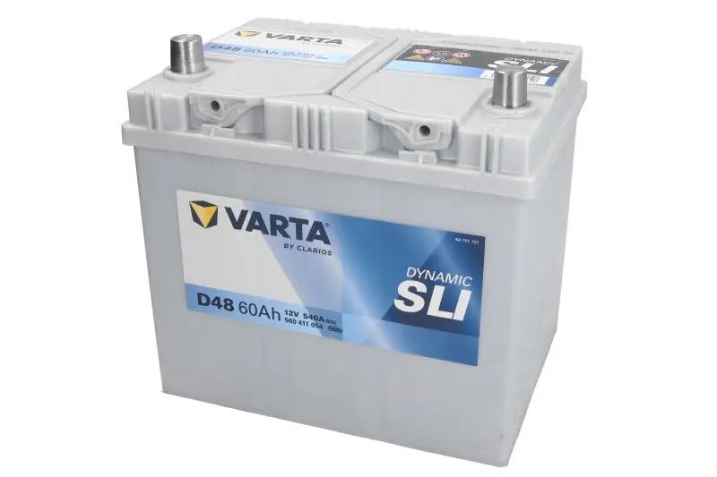 Akumulator VARTA 12V 60Ah/540A Dynamic SLI (L+) 232x173x225 B00 - brak stopki mocującej (rozruchowy) – SLI560411054