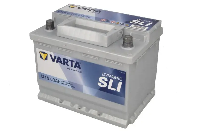 Akumulator VARTA 12V 63Ah/610A Dynamic SLI (P+) 242x175x190 B13 - stopka o wysokości 10,5 mm (rozruchowy) – SLI563400061
