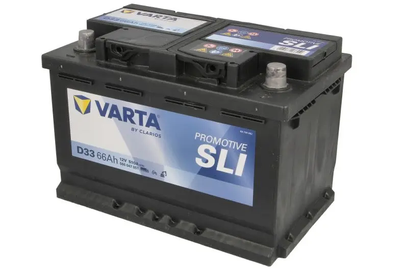 Akumulator 12V 66Ah/510A PROMOTIVE SLI (P+) 278x175x190 B03 - stopka o wysokości 10,5 mm (Rozruchowy) VARTA – SLI566047051