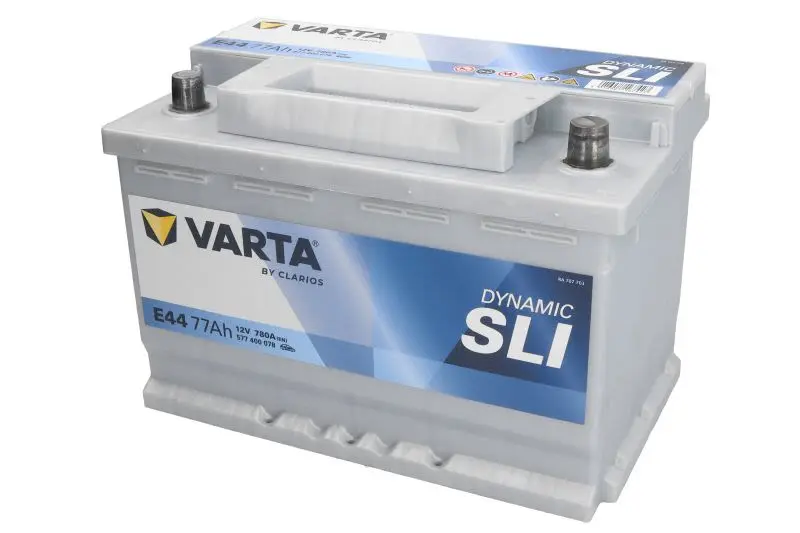 Akumulator VARTA 12V 77Ah/780A Dynamic SLI (P+) 278x175x190 B13 - stopka o wysokości 10,5 mm (rozruchowy) – SLI577400078