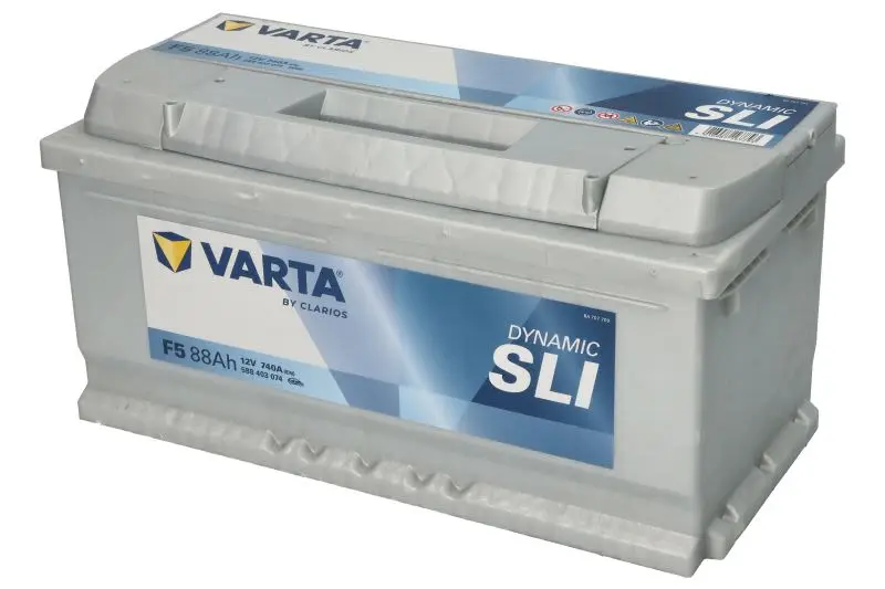 Akumulator VARTA 12V 88Ah/740A Dynamic SLI (P+) 353x175x175 B13 - stopka o wysokości 10,5 mm (rozruchowy) – SLI588403074