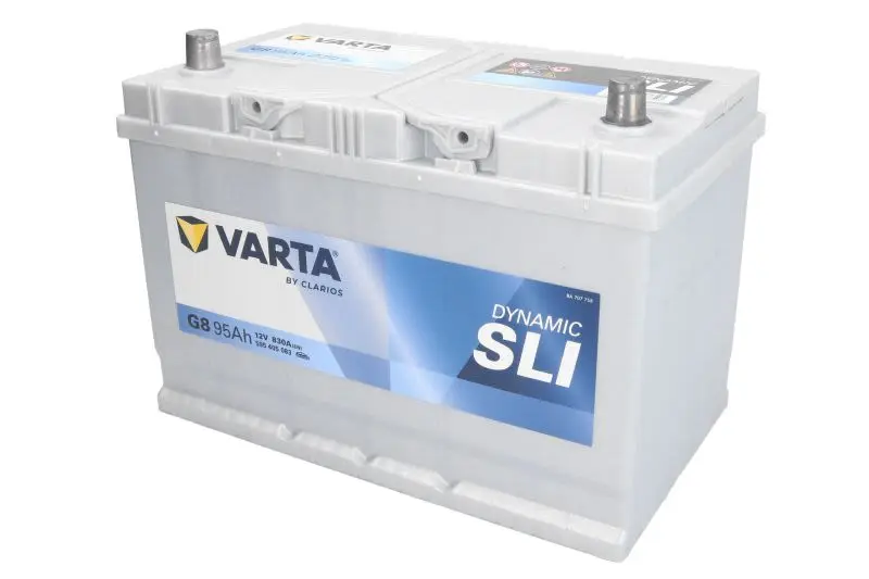 Akumulator VARTA 12V 95Ah/830A Dynamic SLI (L+) 306x173x225 B01 - stopka o wysokości 10,5 mm (rozruchowy) – SLI595405083