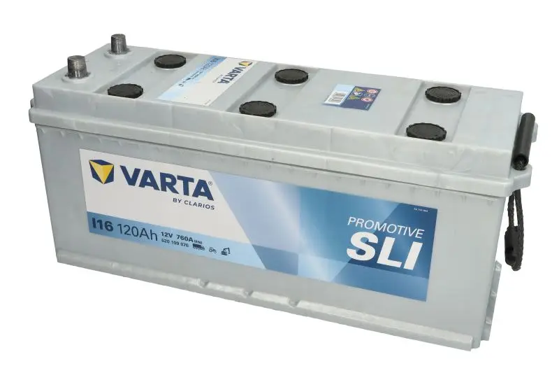 Akumulator 12V 120Ah/760A PROMOTIVE SLI (P+) 510x175x235 B03 - stopka o wysokości 10,5 mm (Rozruchowy) VARTA – SLI620109076