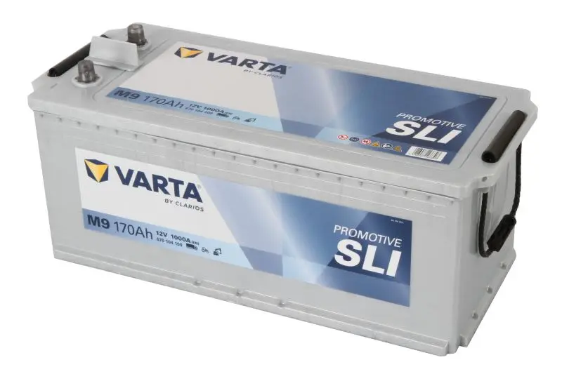 Akumulator 12V 170Ah/1000A PROMOTIVE SLI (L+) 513x223x223 B03 - stopka o wysokości 10,5 mm (Rozruchowy) VARTA – SLI670104100