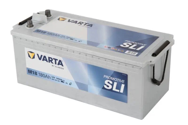 Akumulator 12V 180Ah/1000A PROMOTIVE SLI (L+) 513x223x223 B00 - brak stopki mocującej (Rozruchowy) VARTA – SLI680108100