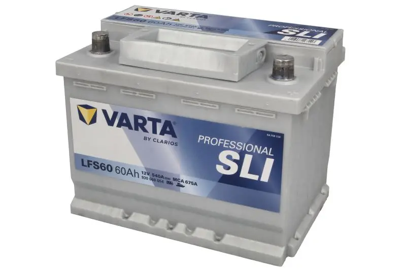 Akumulator VARTA 12V 60Ah/540A PROFESSIONAL STARTER SLI (P+) 242x175x190 B13 - stopka o wysokości 10,5 mm (rozruchowy) – SLI930060054