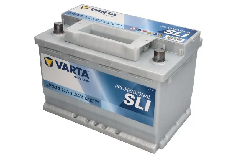 Akumulator VARTA 12V 74Ah/680A PROFESSIONAL STARTER SLI (P+) 278x175x190 B13 - stopka o wysokości 10,5 mm (rozruchowy) – SLI930074068