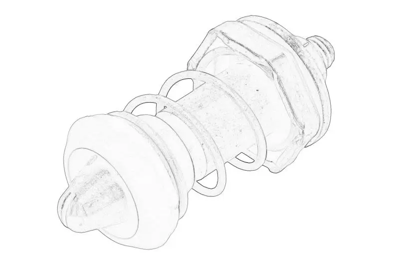 Element pokrywy silnika (zatrzask mocujący izolacji pokrywy silnika) VOLVO TRUCK – VO21298273