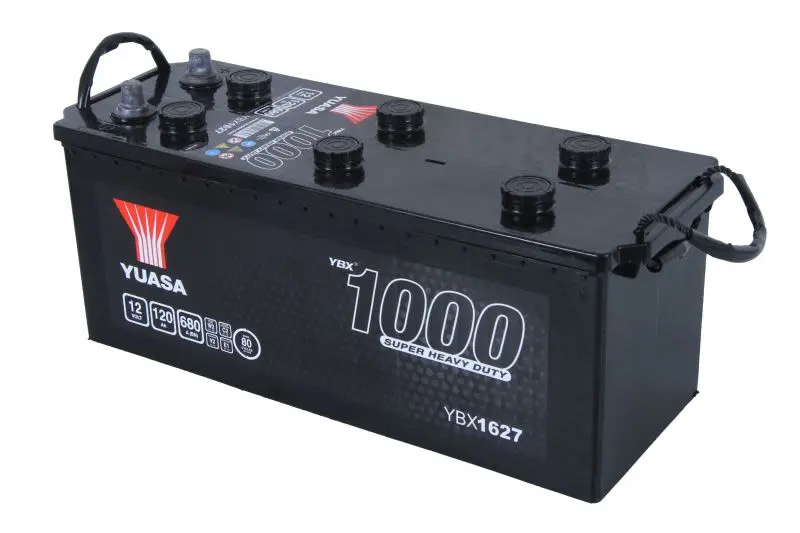 Akumulator 12V 120Ah/680A 1000 Series Super Heavy Duty (L+ Biegun standardowy) 513x189x223 B00 - brak stopki mocującej (Rozruchowy) YUASA – YBX1627