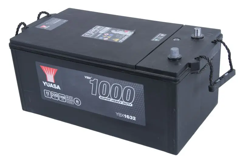 Akumulator 12V 220Ah/1150A 1000 Series Super Heavy Duty (L+ Biegun standardowy) 513x274x242 B00 - brak stopki mocującej (Rozruchowy) YUASA – YBX1632