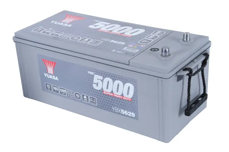 Akumulator 12V 185Ah/1200A 5000 Series Super Heavy Duty (L+ Biegun standardowy) 511x222x215 B00 - brak stopki mocującej (Rozruchowy) YUASA – YBX5629