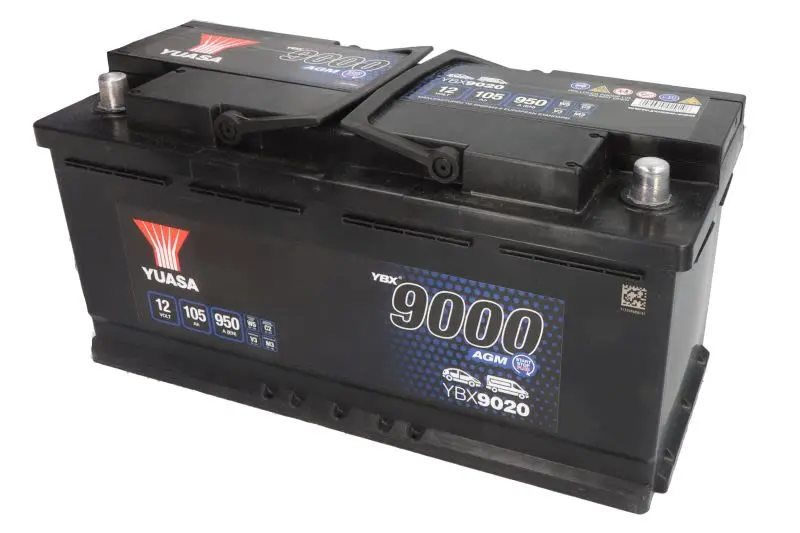 Akumulator YUASA 12V 105Ah/950A START&STOP AGM – YBX9020