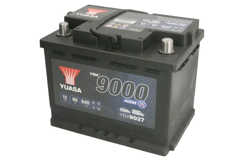 Akumulator YUASA 12V 60Ah/640A START&STOP AGM – YBX9027