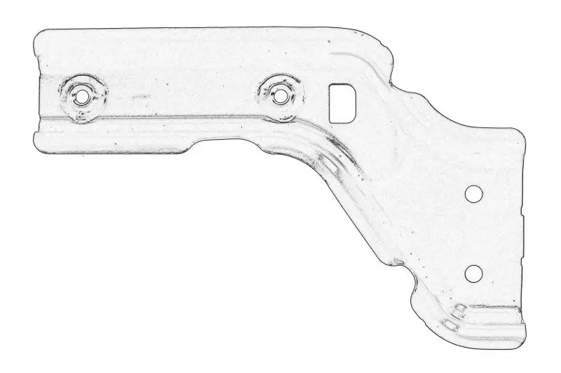 Żaluzja chłodnicy L (wspornik pionowy) OPEL – YQ00115680