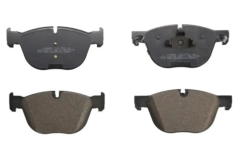 Klocki hamulcowe kpl. ceramiczne przód (z podkładką wytłumiającą) BRECK – 24170 00 552 00