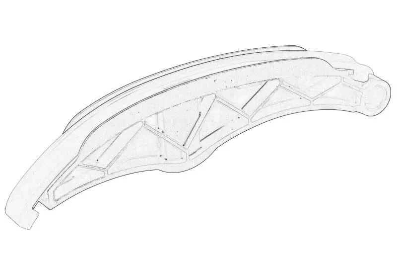 Prowadnica łańcucha rozrządu HYUNDAI – 2442004071